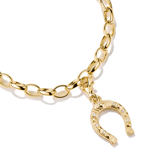 Thomas Sabo - Charm / Einhänger Hufeisen gold