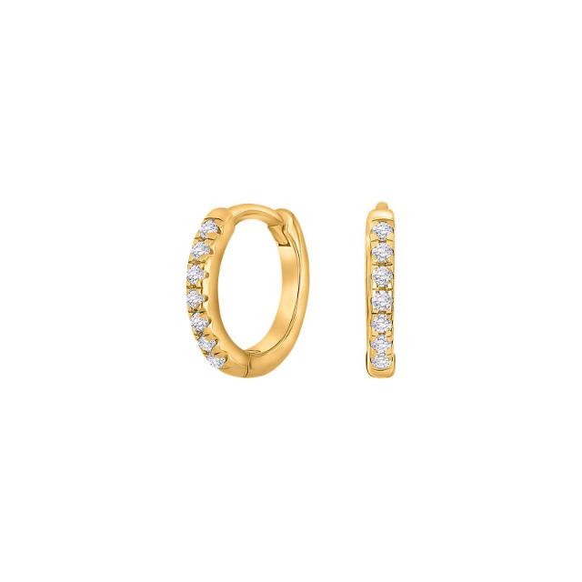 Joanli Nor - Creolen Gold Zirkonia