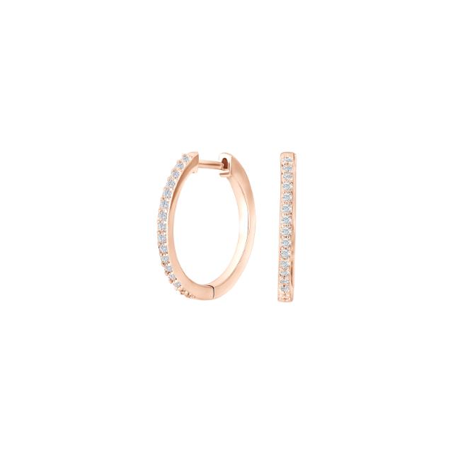 Joanli Nor - Creolen Rose Zirkonia