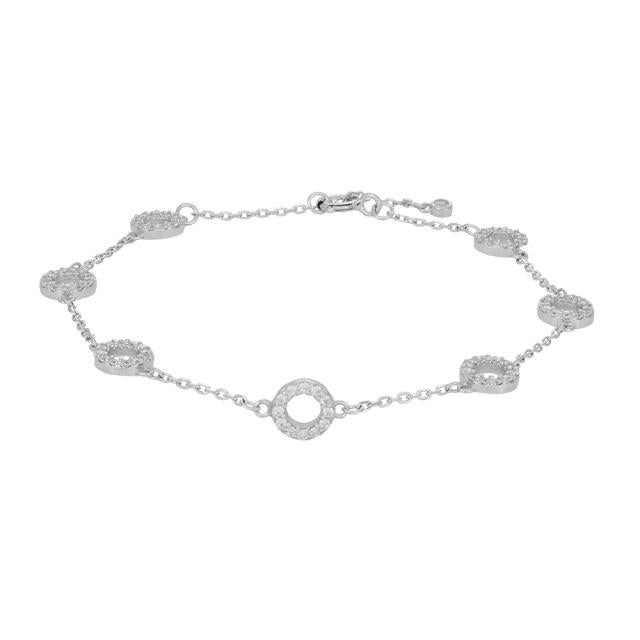 Joanli Nor - Armband Kreis Silber
