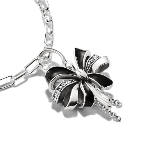 Thomas Sabo - Conncet / Anhänger Schleife schwarz