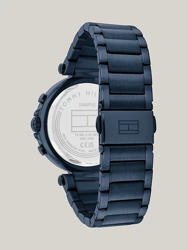 Tommy Hilfiger - Damenuhr Marineblau Edelstahl
