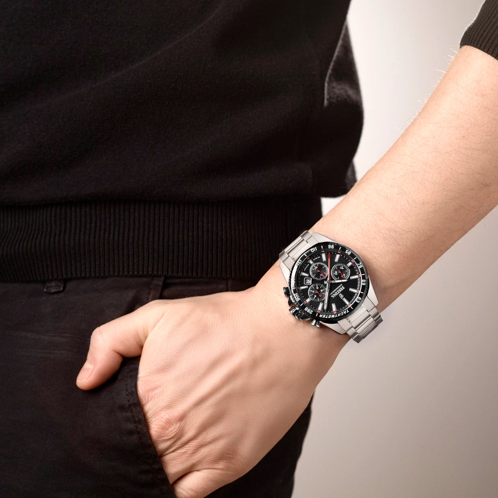 Festina - Herren Uhr Chronograph Schwarz