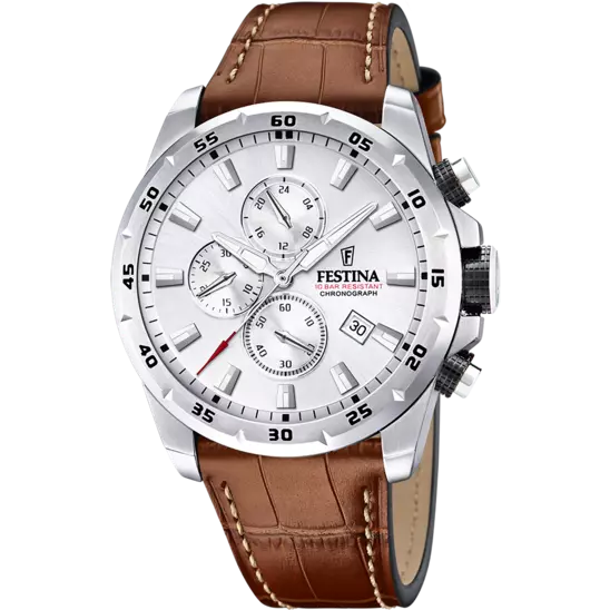 Festina Herrenuhr Leder braun