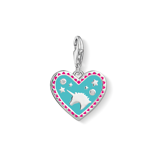 Thomas Sabo - Charm / Einhänger Herz mit Einhorn