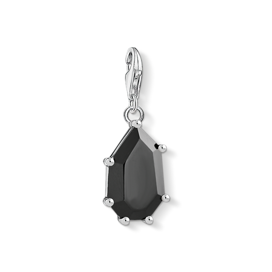 Thomas Sabo - Charm / Einhänger schwarzer Stein
