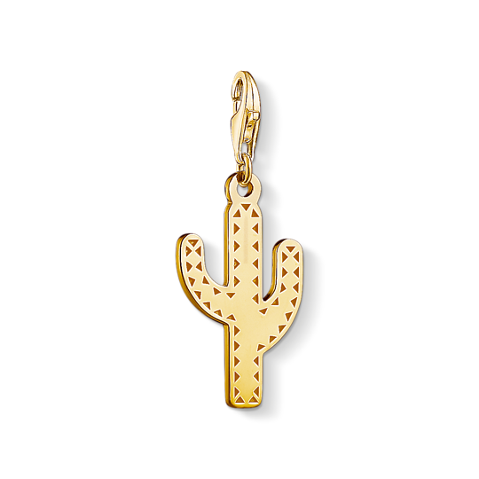 Thomas Sabo - Charm / Einhänger Kaktus Gold