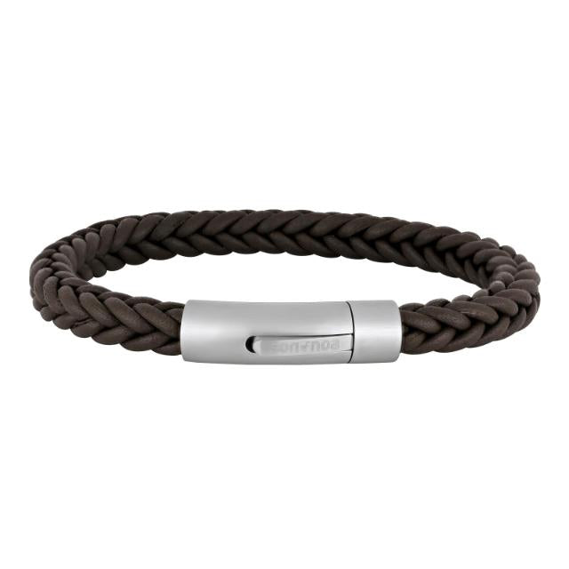 Son of Noa - Armband dunkelbraunes Kalbsleder