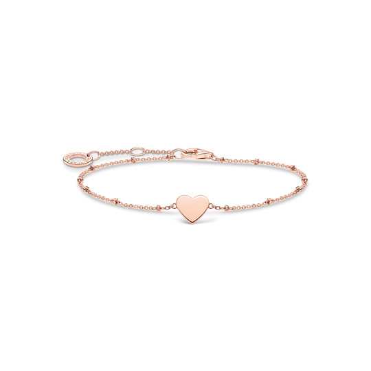 Thomas Sabo - Armband Herz mit Kugeln Rosegold