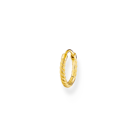 Thomas Sabo - Ohrschmuck Creole Seil Gold