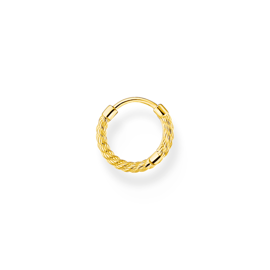 Thomas Sabo - Ohrschmuck Creole Seil Gold