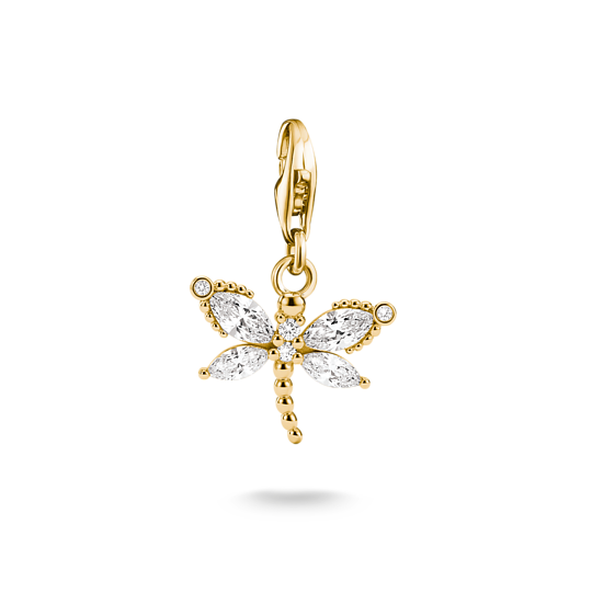Thomas Sabo - Charm / Einhänger Libelle Gold