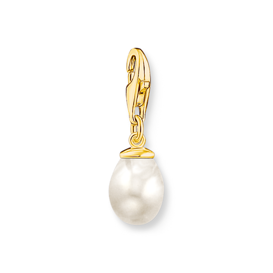 Thomas Sabo - Charm / Einhänger Perle Gold