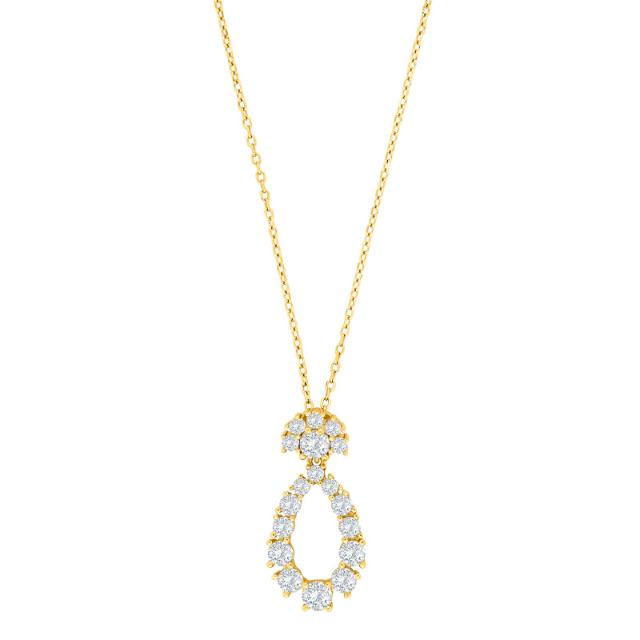 Joanli Nor - Halskette Zirkonia Gold