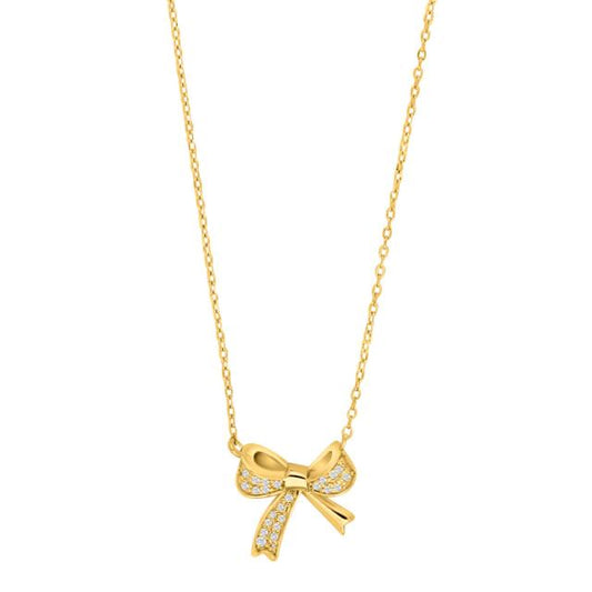 Joanli Nor - Kette Schleife Gold