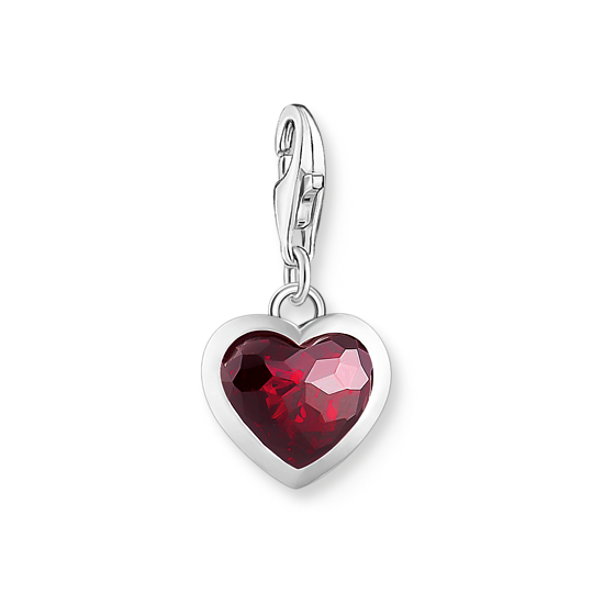 Thomas Sabo - Charm / Einhänger Herz rot