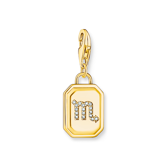 Thomas Sabo - Charm / Einhänger Sternzeichen Wassermann Gold