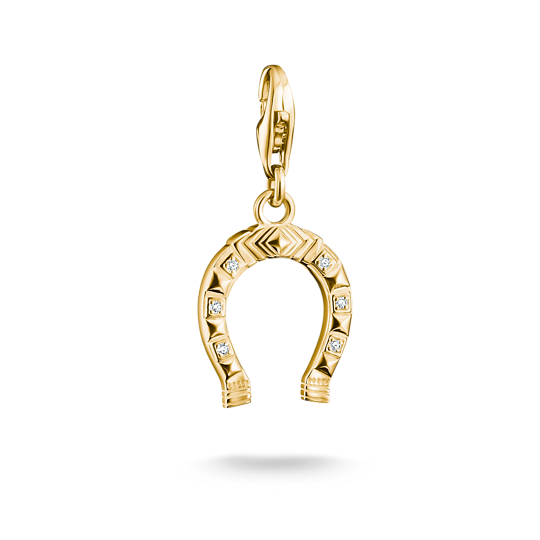 Thomas Sabo - Charm / Einhänger Hufeisen gold