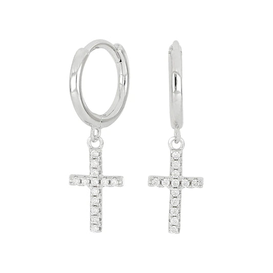 Joanli Nor - Creolen Silber Kreuz