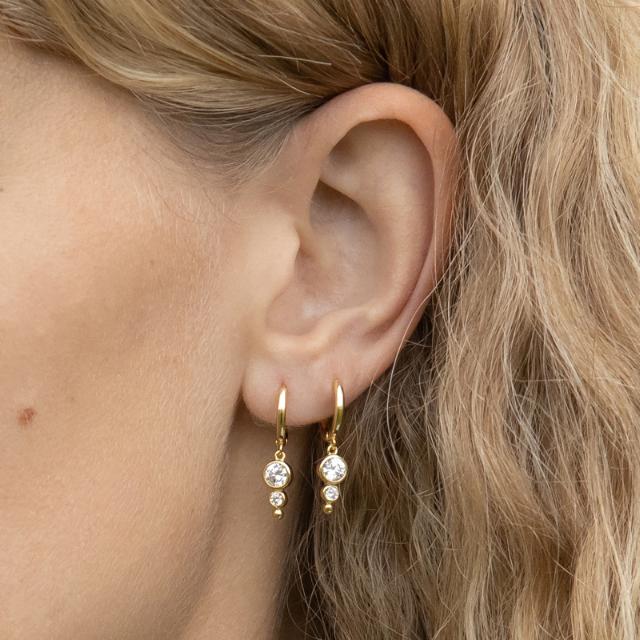 Joanli Nor - Creolen Gold Zirkonia