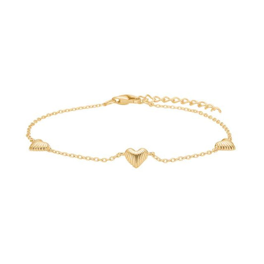 Nordahl - Armband Gold Herz