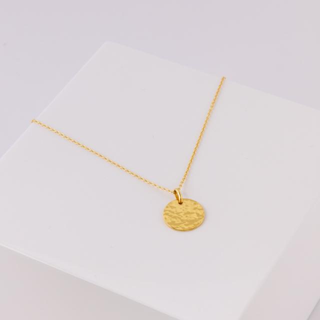 Joanli Nor - Halskette Hammerschlag Gold