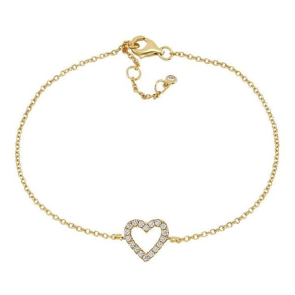 Joanli Nor - Armband Herz Gold