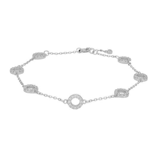 Joanli Nor - Armband Kreis Silber