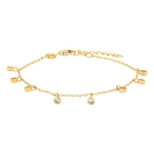 Joanli Nor - Armband Zirkonia Gold 3mm