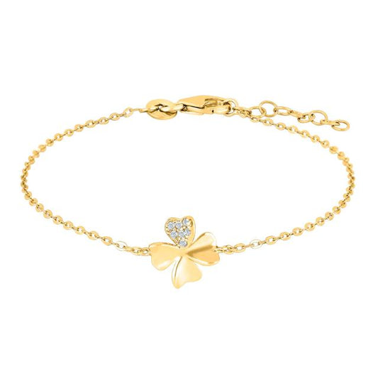 Joanli Nor - Armband Kleeblatt Gold