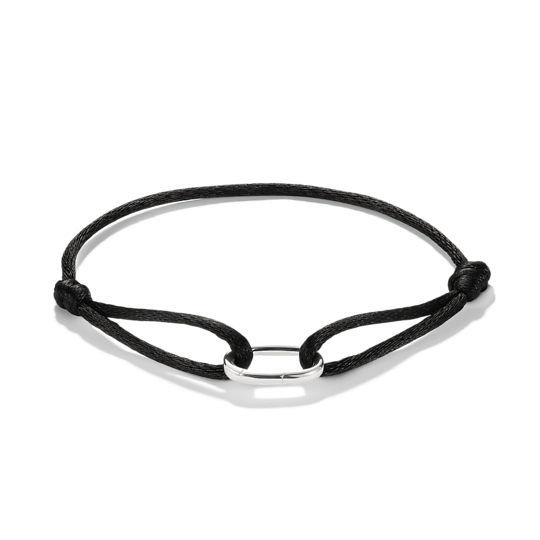 Thomas Sabo - Armband Connect Stoffband schwarz