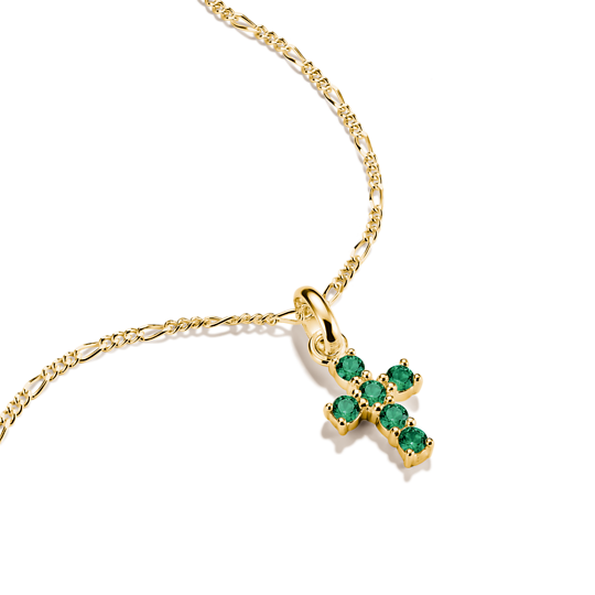 Thomas Sabo - Connect / Kreuz grün Gold