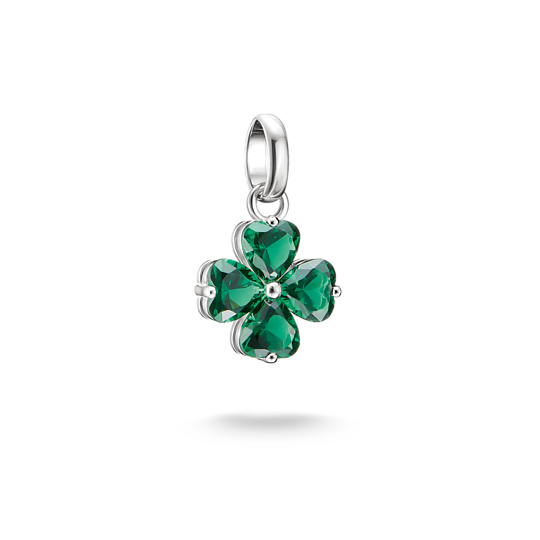 Thomas Sabo - Conncet / Anhänger Kleeblatt grün