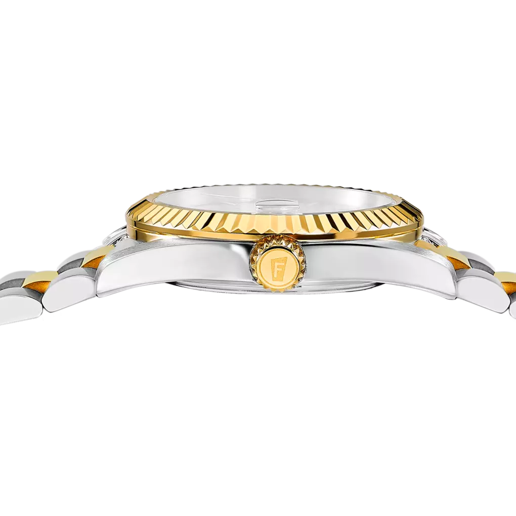 Festina - Herren Uhr Swiss Made Bicolor