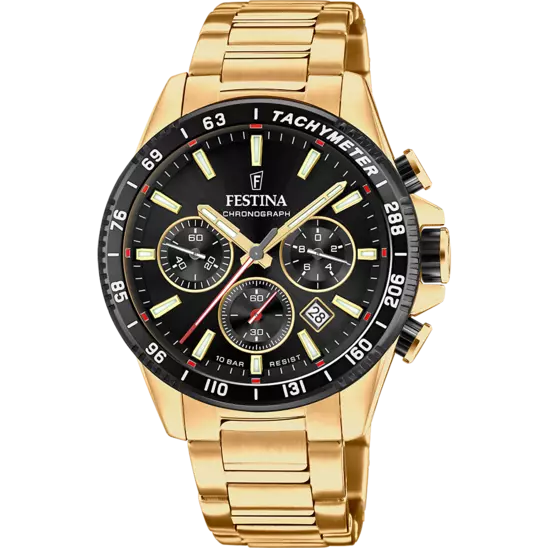 Festina - Herren Uhr Gold