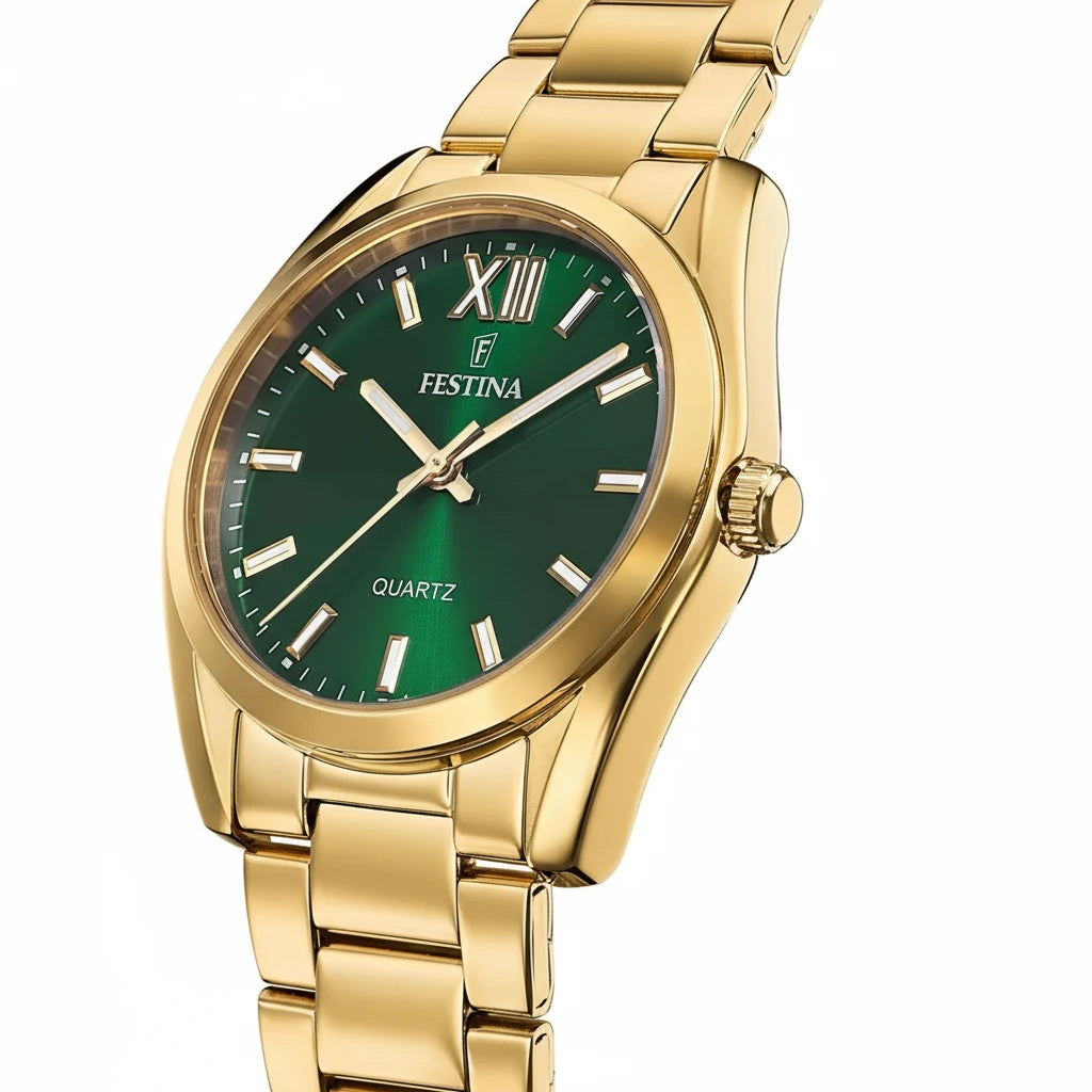 Festina - Damen Uhr Boyfriend Gold