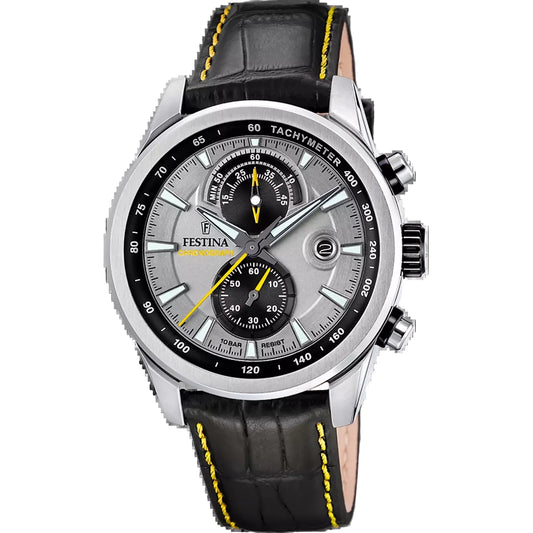 Festina - Herren Uhr Chrono Leder