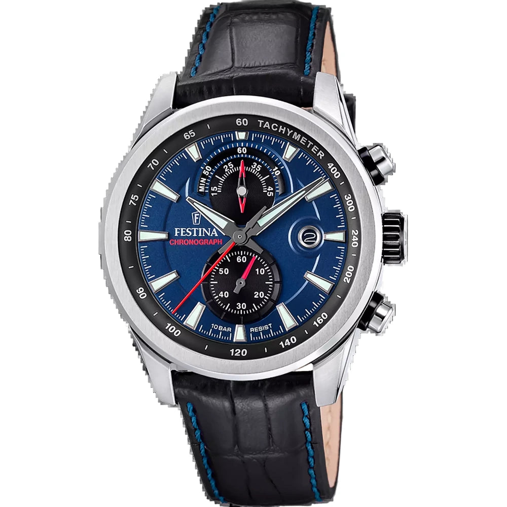 Festina - Herren Uhr Chrono Leder