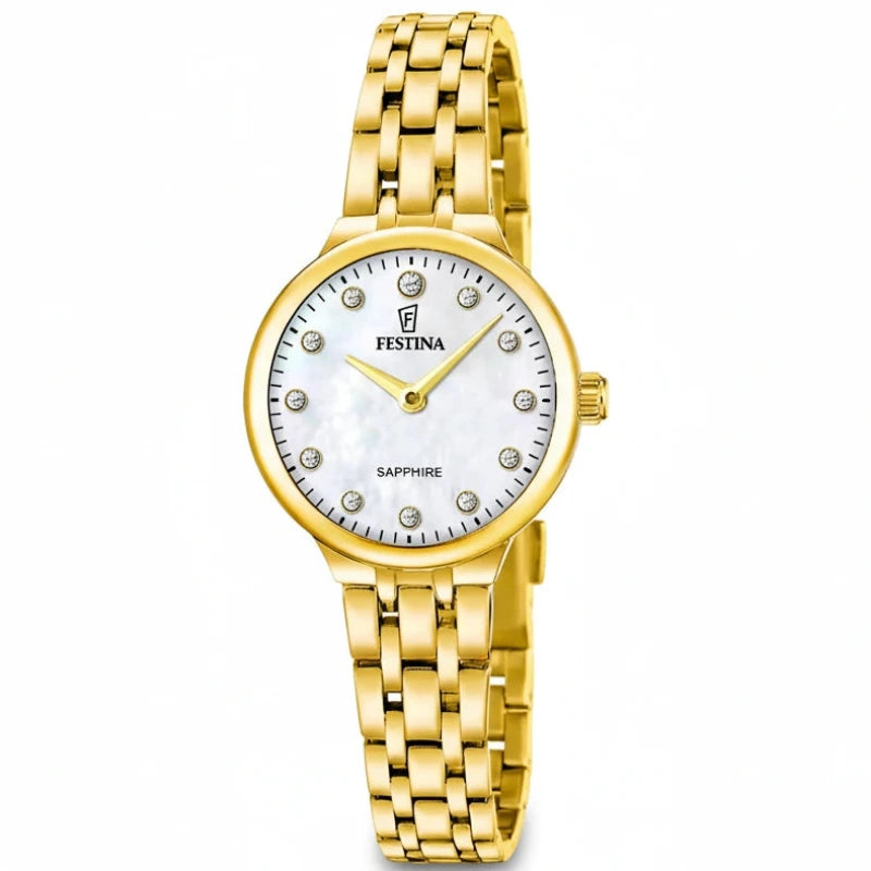 Festina - Damen Edelstahl Gold