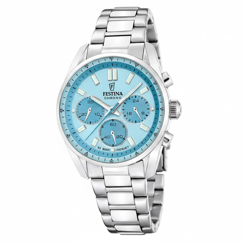 Festina - Damen Uhr Boyfriend Blau