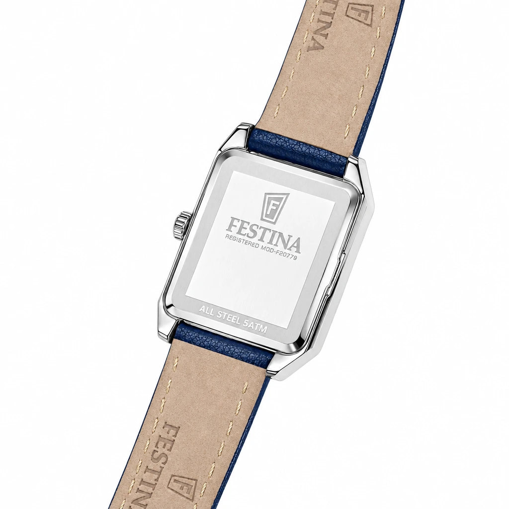 Festina - Damen Uhr Lederband blau