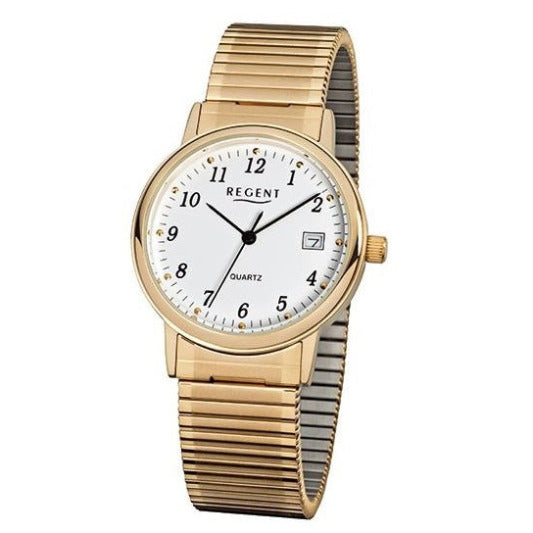 Regent - Herrenuhr Zugband Gold