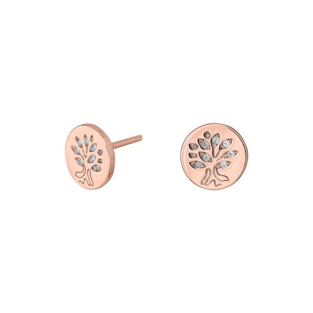 Joanli Nor - Ohrstecker Lebensbaum Rose