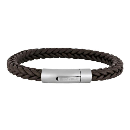 Son of Noa - Armband dunkelbraunes Kalbsleder