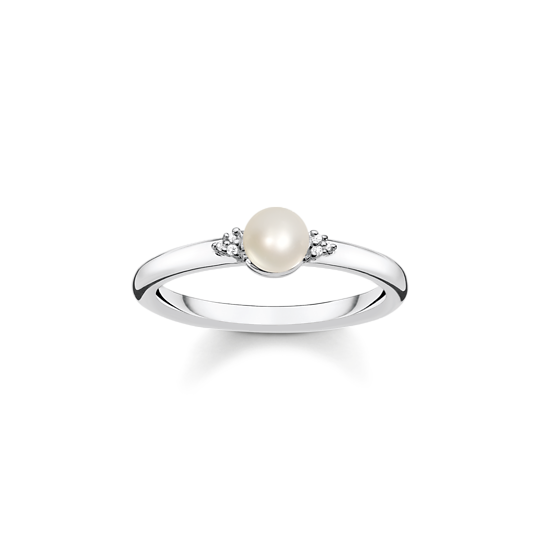 Thomas Sabo - Damenring Perle & Zirkonia
