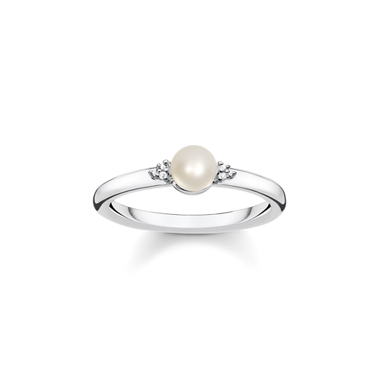 Thomas Sabo - Damenring Perle & Zirkonia