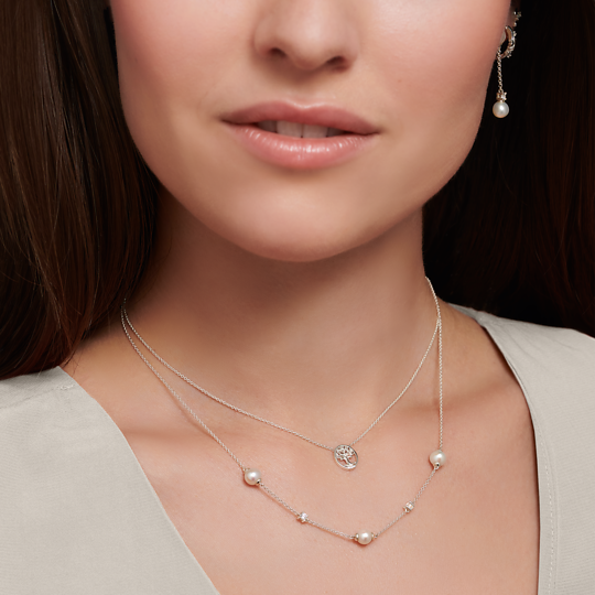 Thomas Sabo - Kette Perle & Zirkonia