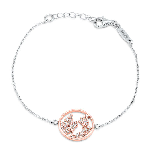Nana Kay - Damen Armband Weltkarte