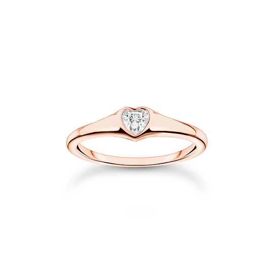 Thomas Sabo - Damenring Herz Rosegold