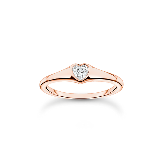 Thomas Sabo - Damenring Herz Rosegold